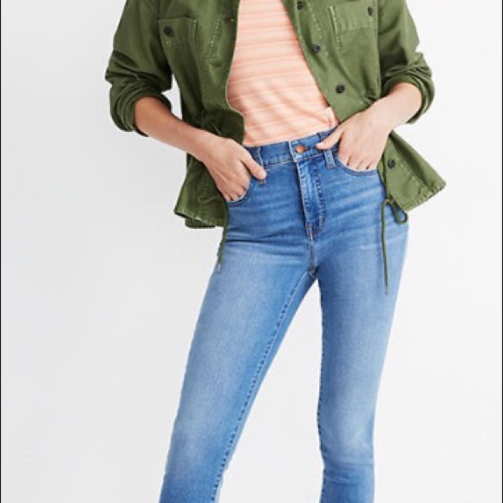Madewell roadtripper crop jeans sz 28